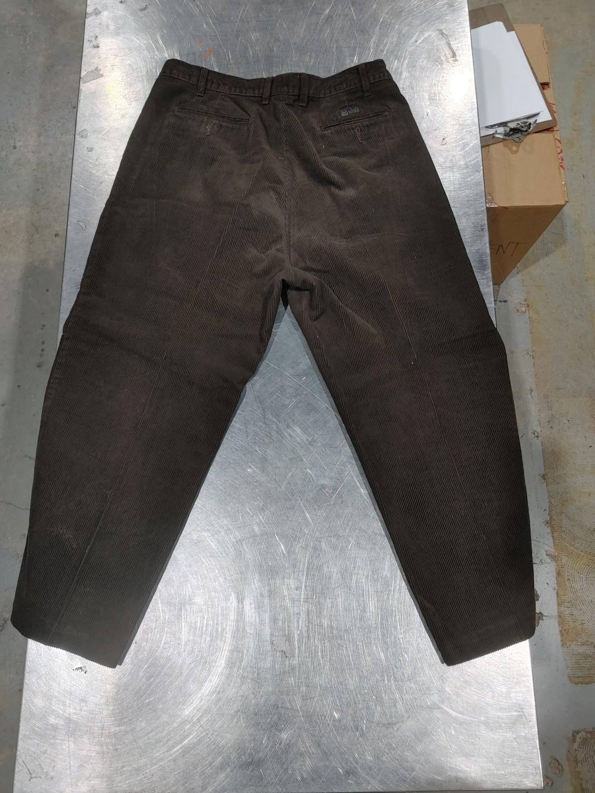 Good Condition Chaps Ralph Lauren 100% Cotton Brown Corduroy Jeans Size 38x34