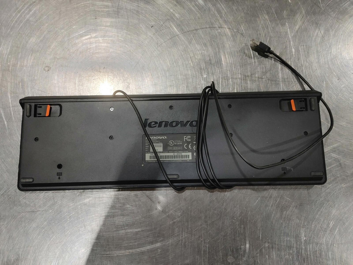 GOOD CONDITION Lenovo KB4721 USB Full size Keyboard Black