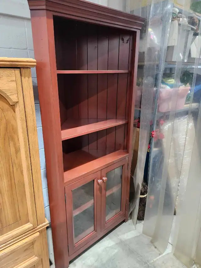 Pine Wood Corner Display Unit