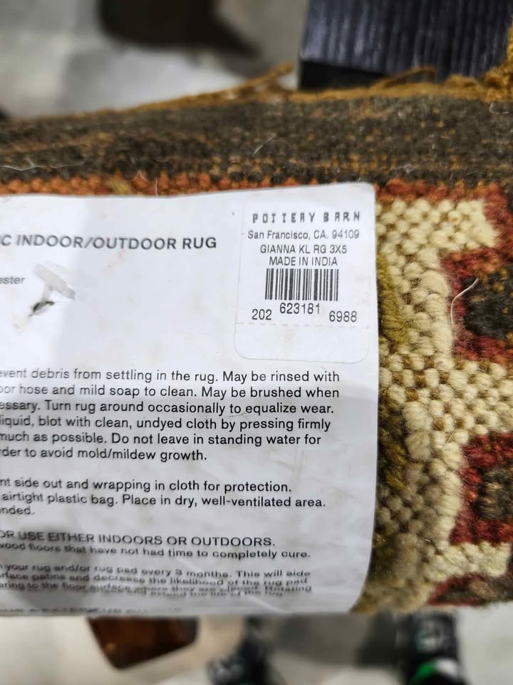 Pottery Barn 3x5 Gianna Rug