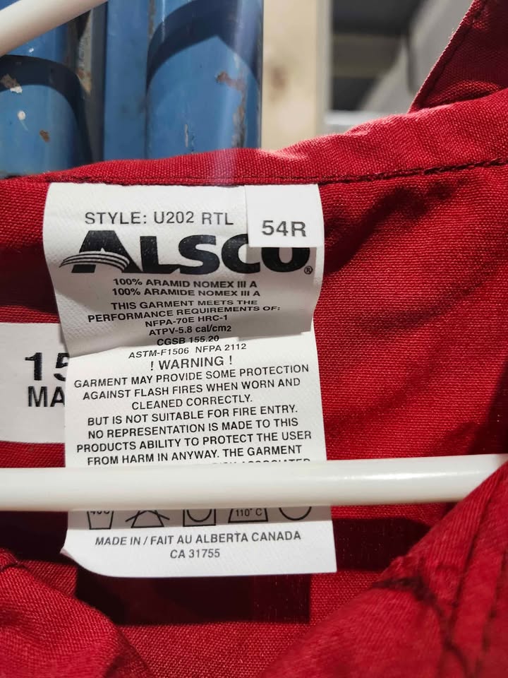 Alsco UltraSoft FR/AR Coverall - 2 Available