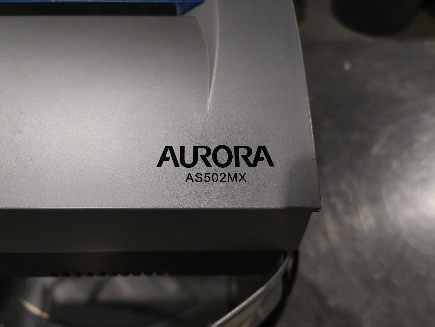 Good Condition Aurora AS502MX Paper Shredder Tested Working Silver/Blue