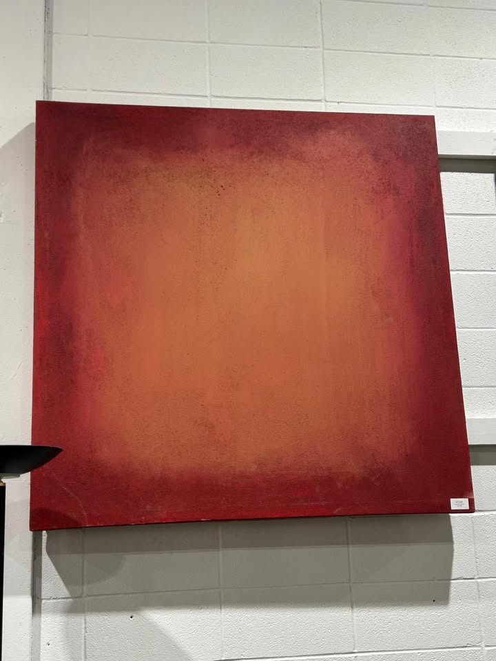 Deep Red Canvas