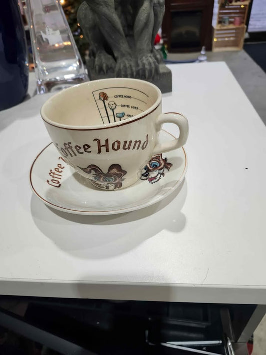 Coffee Hound Mug/Saucer