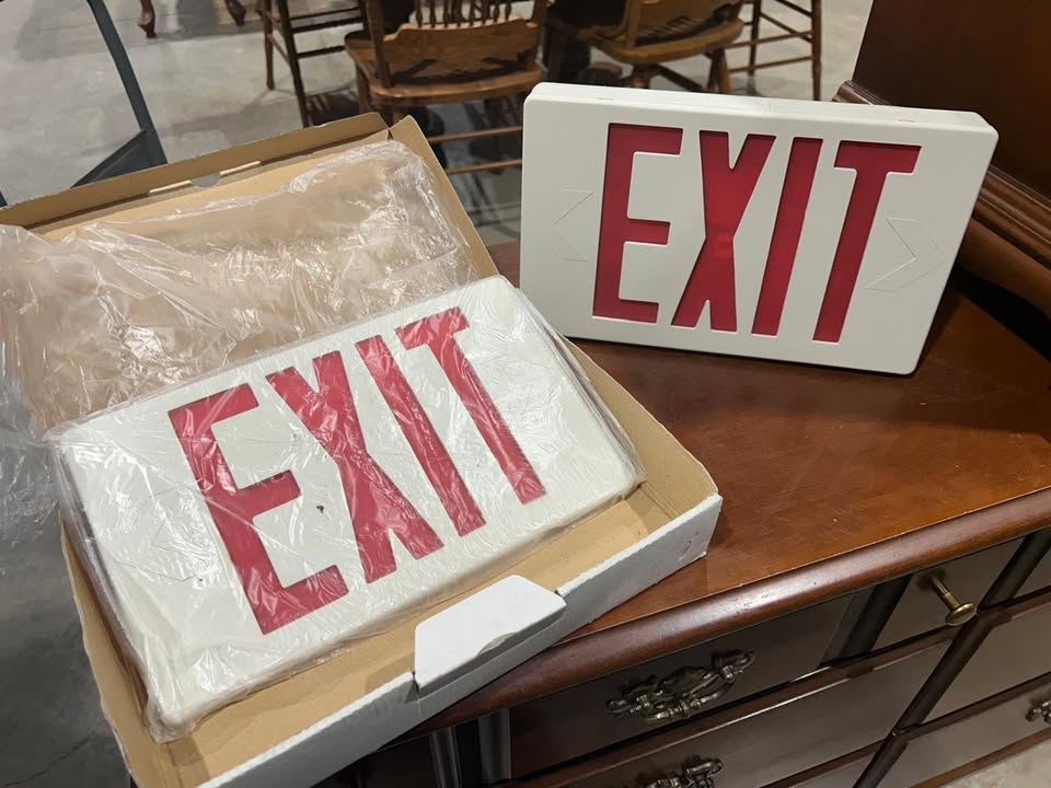 Led Exit Light Fixture