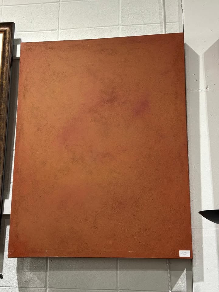 Deep Orange Canvas
