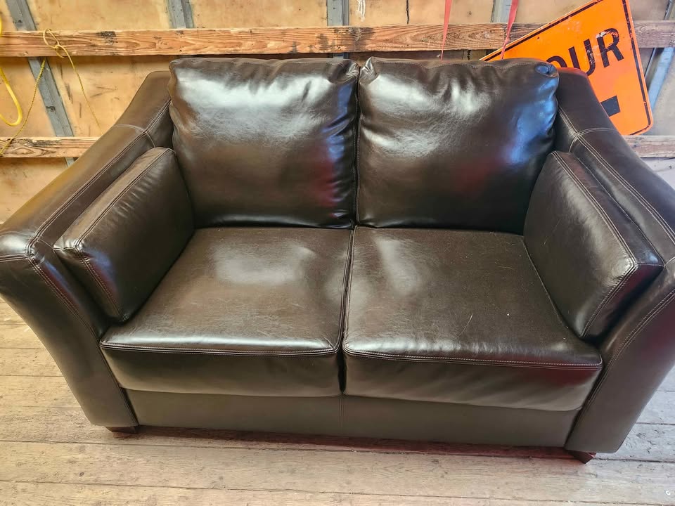 3 Piece FAUX Leather Sofa Set