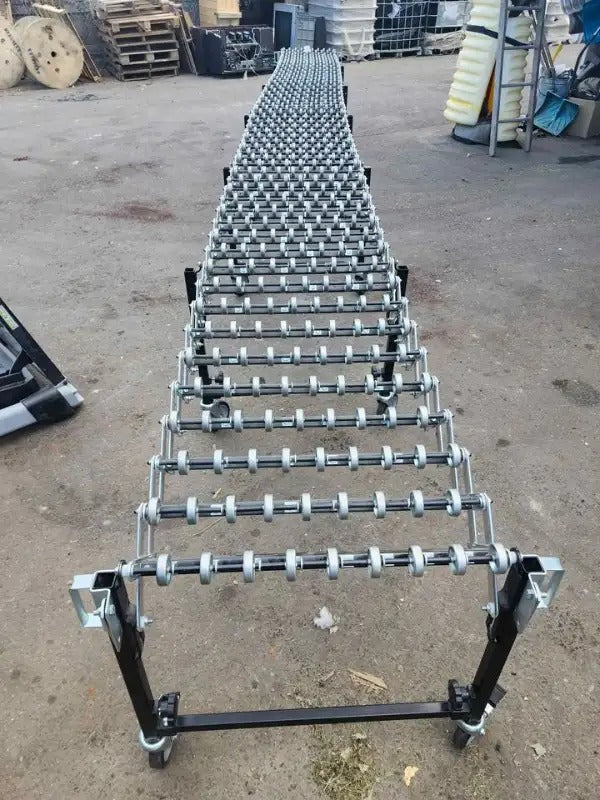 Best Flex 200 Stainless Expandable Gravity Skate Wheel 24' Conveyor