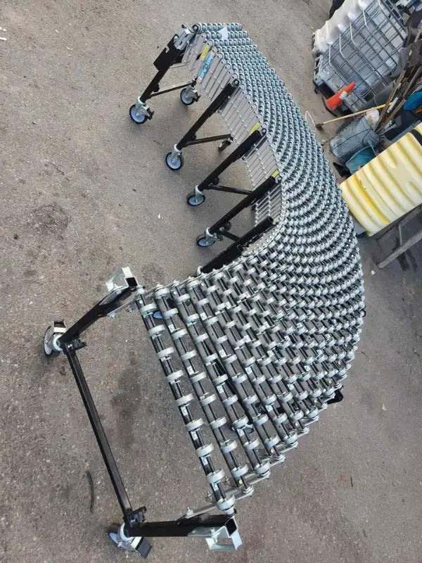 Best Flex 200 Stainless Expandable Gravity Skate Wheel 24' Conveyor