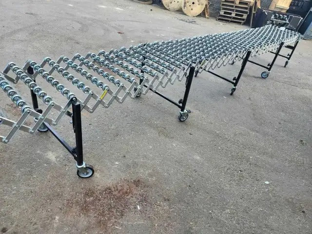 Best Flex 200 Stainless Expandable Gravity Skate Wheel 24' Conveyor
