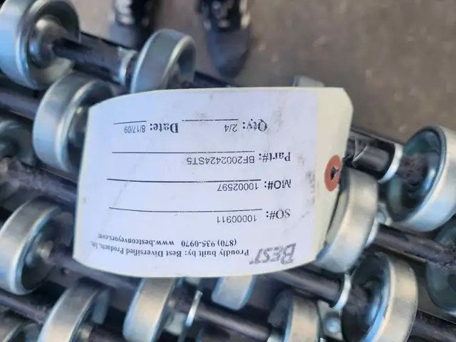 Best Flex 200 Stainless Expandable Gravity Skate Wheel 24' Conveyor