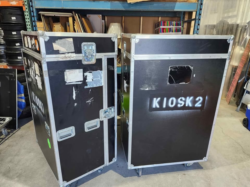 Large Travel/Flight Cases on Wheels - 2 Available