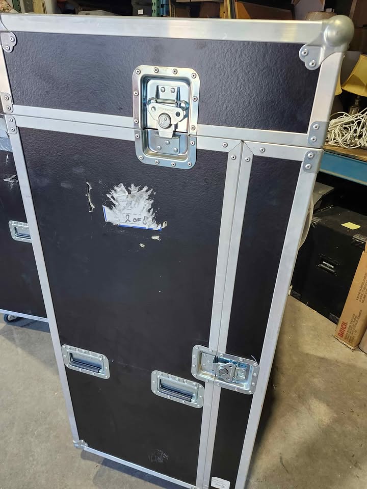 Large Travel/Flight Cases on Wheels - 2 Available