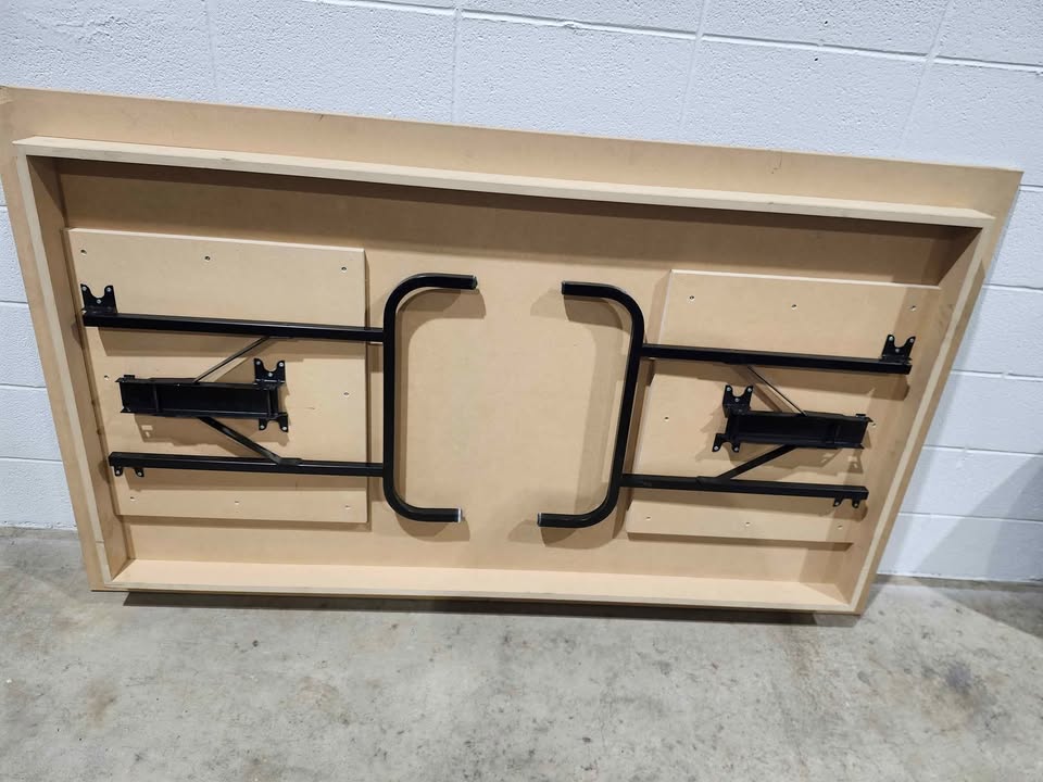 Large Heavy Duty Wooden Folding Table - 72 x 42"