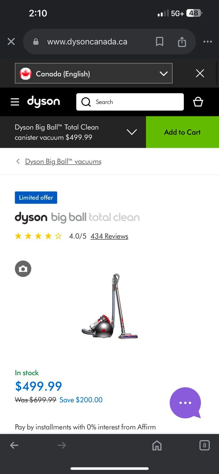 Dyson Big Ball Total Clean