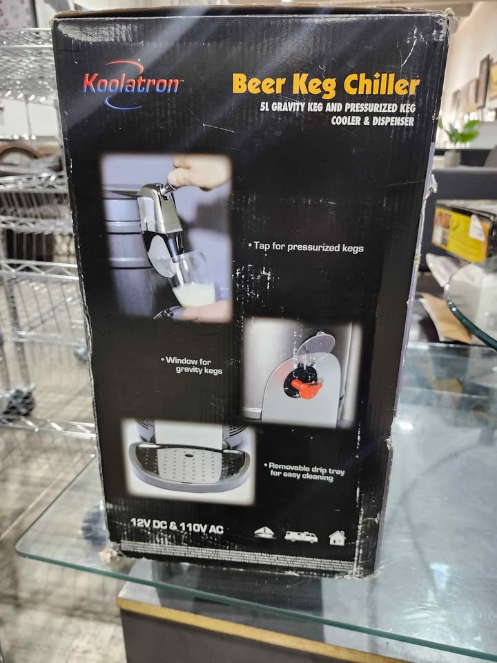 New! Koolatron Pressurized Beer Keg Chiller, 5L