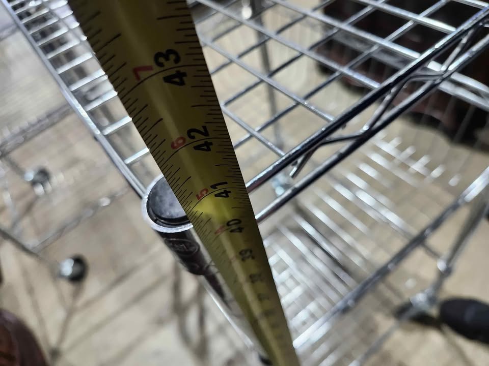 Stainless Steel Rolling Wire Carts - 2 Available