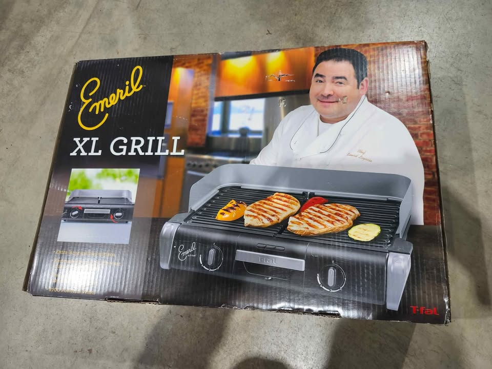 New! Emeril by T-fal Black XL Grill