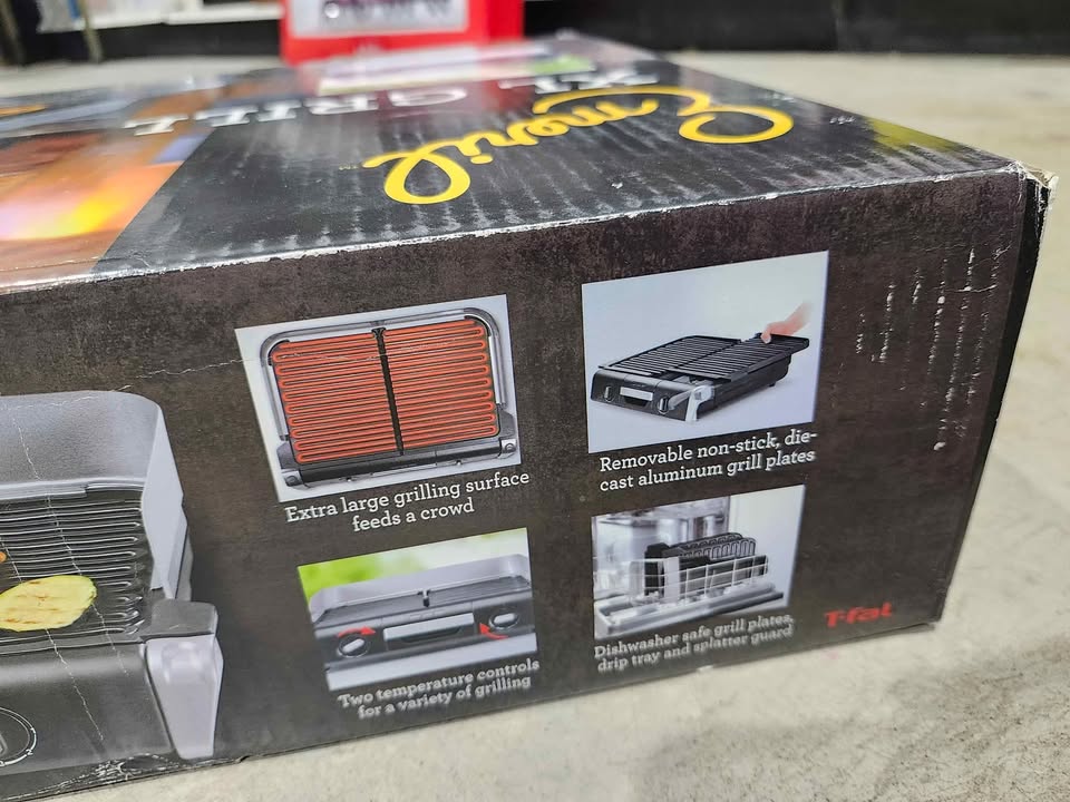 New! Emeril by T-fal Black XL Grill