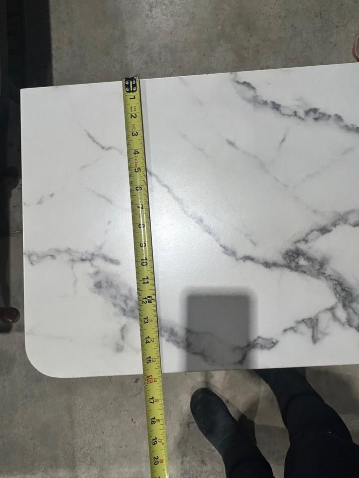 Pink Velvet Vanity - Faux Marble top