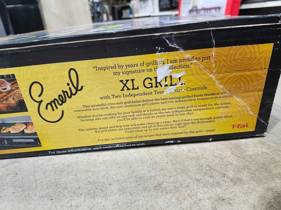 New! Emeril by T-fal Black XL Grill