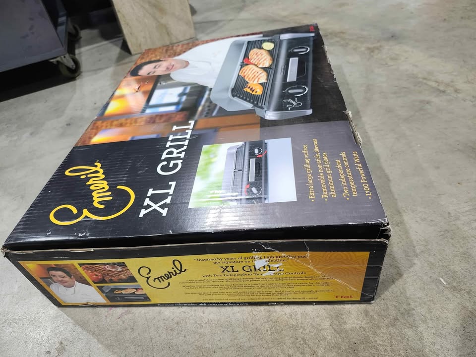 New! Emeril by T-fal Black XL Grill