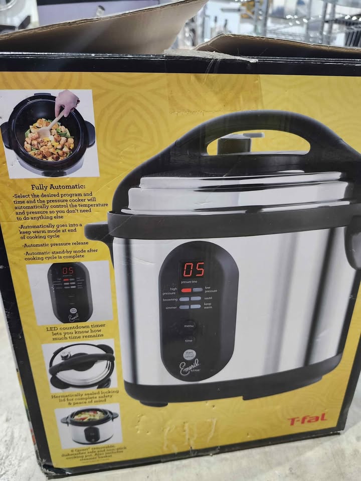 New! T-Fal 6qt Electric Pressure Cooker