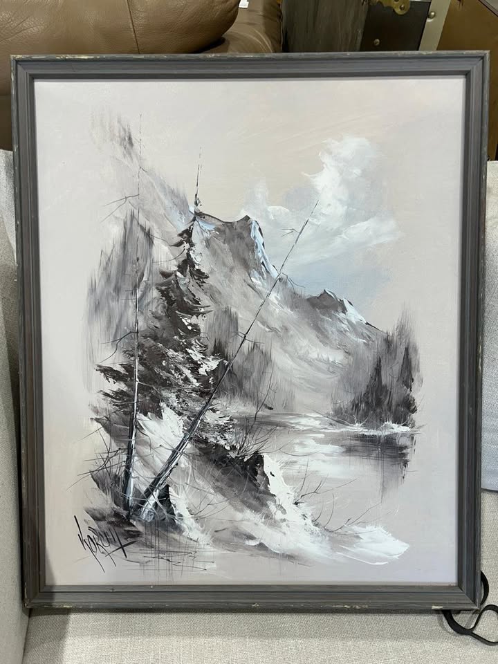 Winter Wonderland Acrylic Canvas Framed