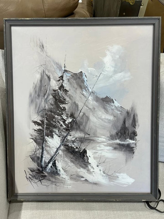 Winter Wonderland Acrylic Canvas Framed