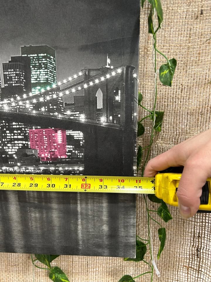 Brooklyn brigde skyline view canvas