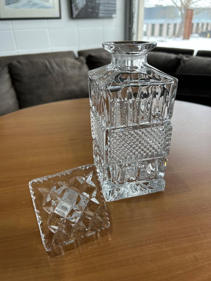 Bohemia Crystal Glass Decanter