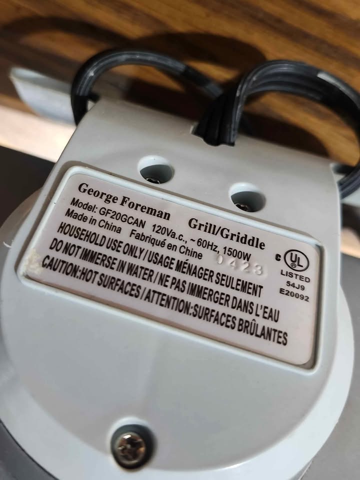 George Foreman GF20G Grill/Griddle Combo