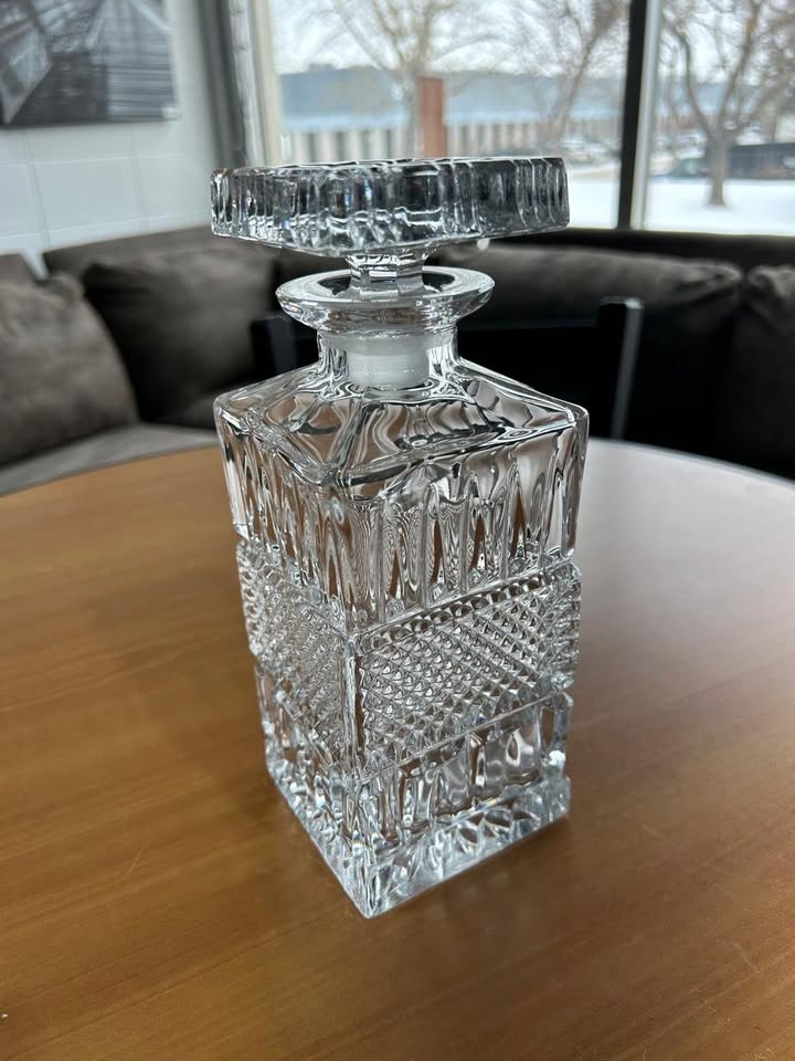 Bohemia Crystal Glass Decanter