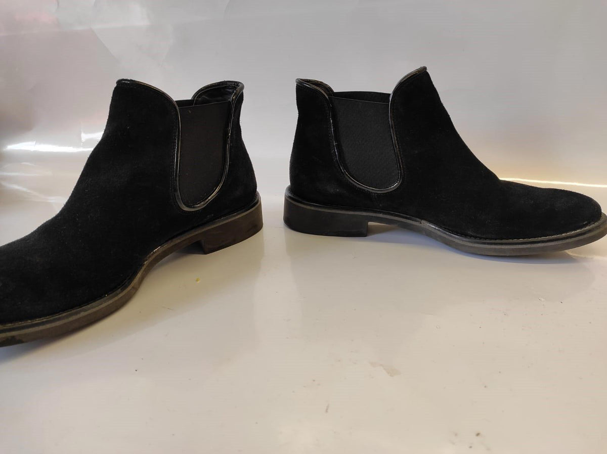 Women's Paul Green Suede Jax Chelsea Boot- Black (US- 6)