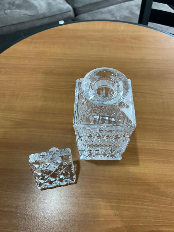 Bohemia Crystal Glass Decanter