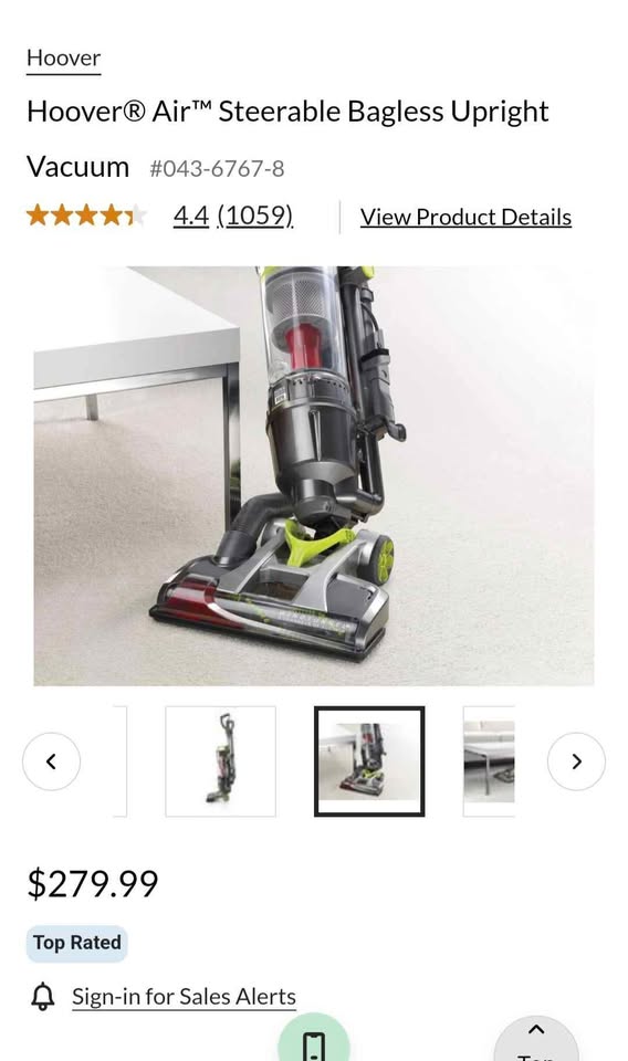 Hoover Air WindTunnel 3 Upright Steerable Vacuum Cleaner