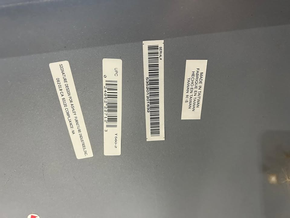 Ashley Furniture - Square Industrial Metal End Table -2 Available