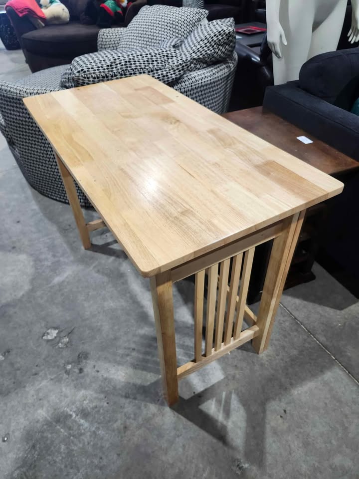 Winsome Wood Mission Foldable Natural Wood Computer Desk
