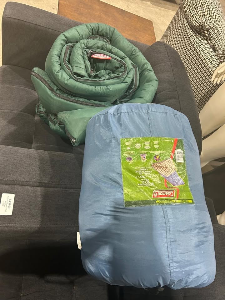 Coleman Sleeping Bags - 2 Available