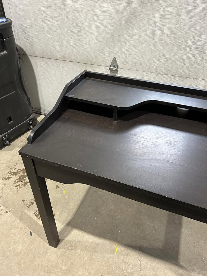 IKEA Gustav Black/Brown desk