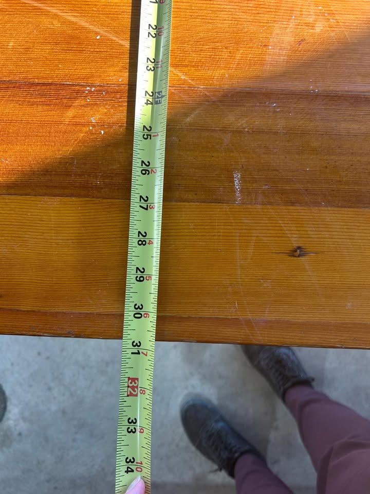 Vintage Table - Metal and wood