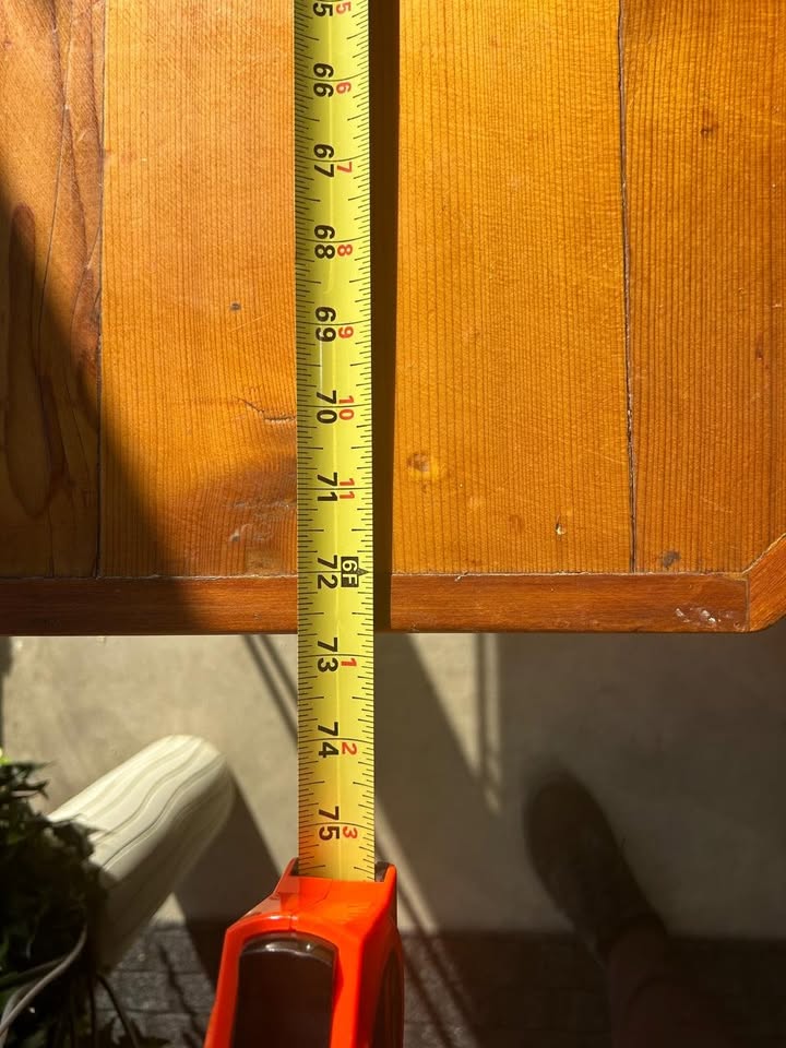 Vintage Table - Metal and wood
