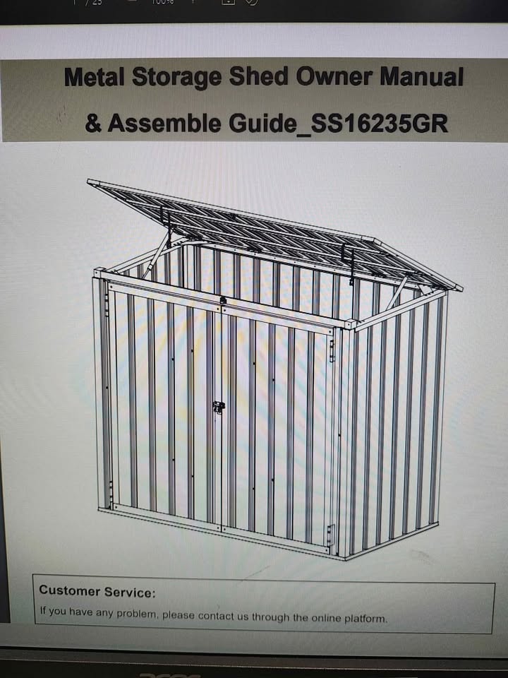 Brand New! Outdoor Metal Storage Shed - 3 Available