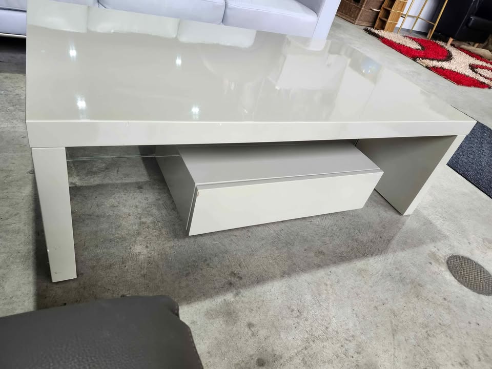 Modern Stylish Coffee Table with Hanging Drawer