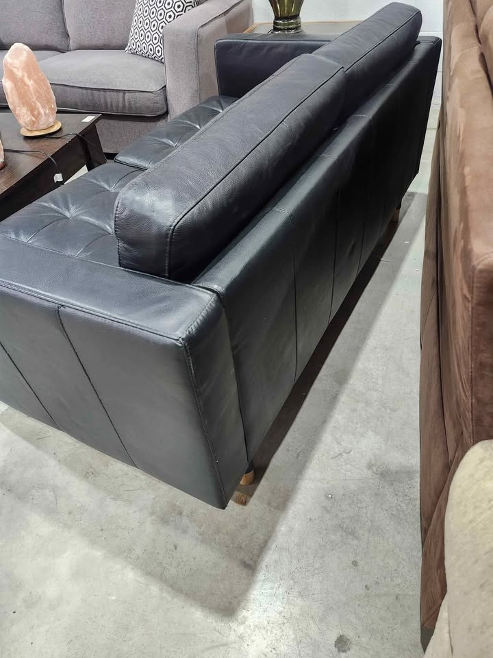 Ikea MORABO Leather Loveseat