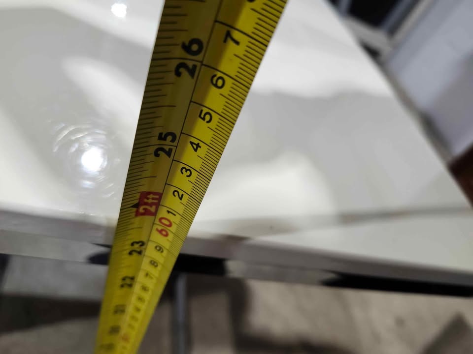 Bellini C Shaped Table With Shelf - White