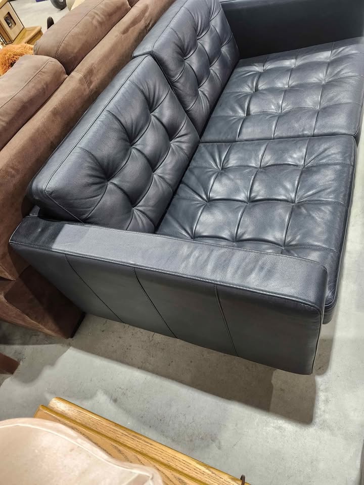Ikea MORABO Leather Loveseat