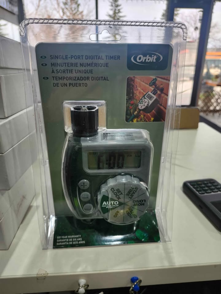 New! Orbit Single Outlet Programmable Hose Faucet Timer