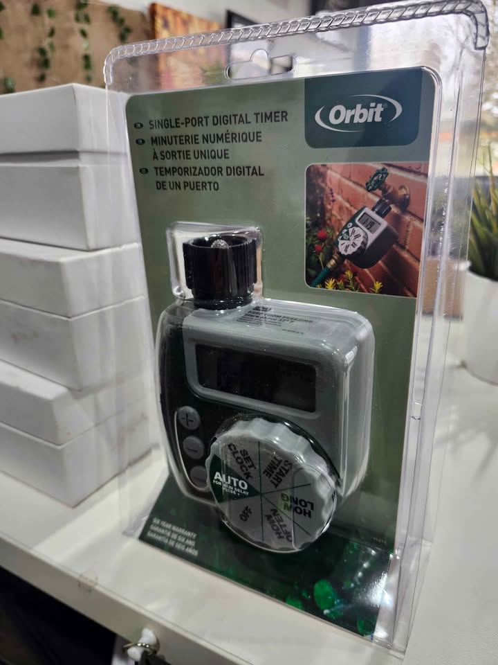New! Orbit Single Outlet Programmable Hose Faucet Timer