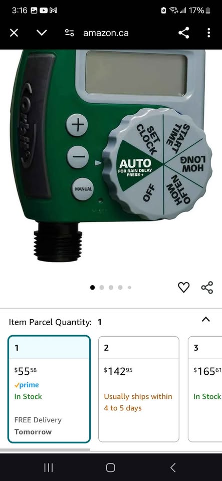 New! Orbit Single Outlet Programmable Hose Faucet Timer